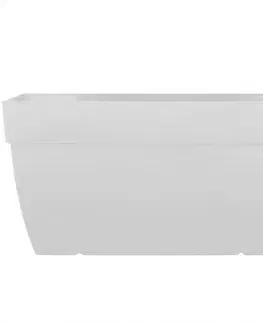 Záhrada Kvetináč CAPRI XL plant box 80 cm white