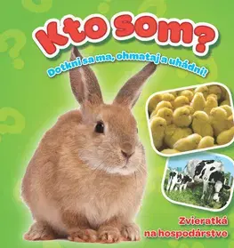 Leporelá, krabičky, puzzle knihy Kto som? Zvieratká na hospodárstve