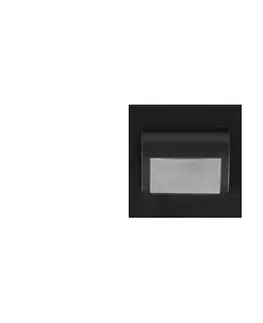 LED osvetlenie ProVero LED Schodiskové svietidlo DECORUS LED/1,2W/12V 6000K čierna ID-1153