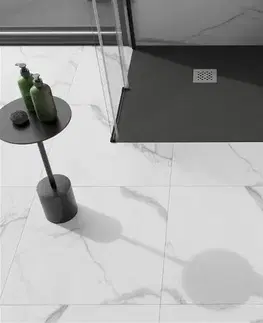 Vane MEXEN - Stone+ Sprchová vanička štvorcová 70x70, antracit 44717070