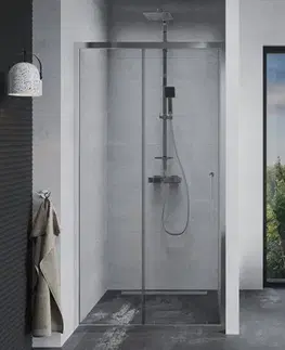 Sprchovacie kúty MEXEN - APIA posuvné dvere 115x190 cm 5mm chróm transparent 845-115-000-01-00