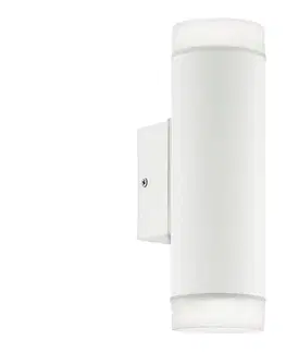 Záhradné lampy Eglo 96504 - LED Vonkajšie nástenné svietidlo RIGA 2xGU10/5W 96504