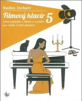 Hudba - noty, spevníky, príručky Filmový klavír 5 - Radim Linhart
