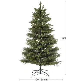 Vianočné stromčeky NABBI Christee 2 vianočný stromček 220 cm zelená