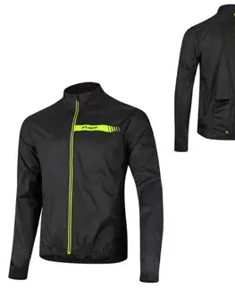 Cyklistické dresy Pánska bunda Etape Bora 2.0 žltá fluo - M