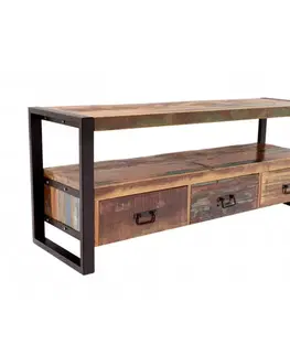 TV stolíky TV stolík Retro 150x60x45 recyklované mango