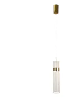 Svietidlá Light Prestige LED luster na lanku AMBIENTE LED/6W/230V 3000/4000/6000K zlatý LP-1510/1P GD