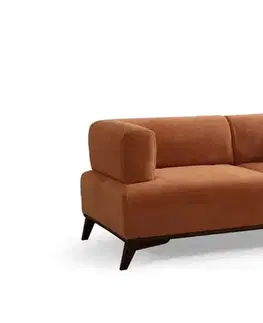 Pohovky a gauče Dvojmiestna pohovka Hera - Orange, Black