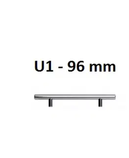 Kuchynské linky ArtExt Úchyt RELING Typ: RELING U1  - 96 mm