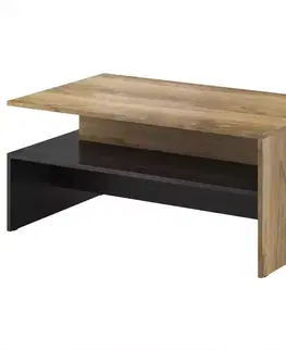 Konferenčné stolíky s úložným priestorom Konferenčný stolík 99 Baros satin/touchwood