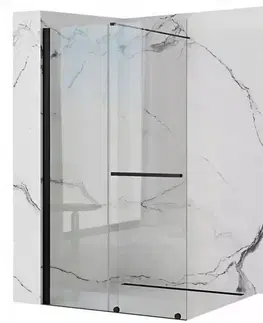 Sprchy WALK-IN Sprchová stena Walk-in Cortis Rea K7740 100x200 black