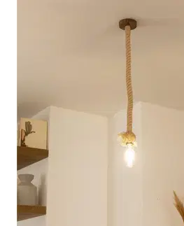 Predlžovacie káble BRILAGI - Luster na lanku KOS 1xE27/60W/230V buk EX-01050