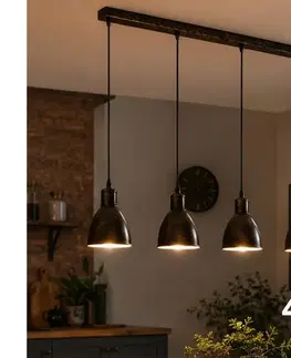 Svietidlá BRILAGI - LED luster na lanku RIDDY 4xE27/60W/230V medený/patina 8590828039228
