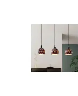 Svietidlá Eglo 97846 - Luster na lanku ROCCAFORTE 3xE14/40W/230V 97846