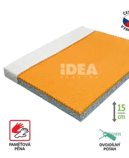 Matrace Matrac s poťahom IDEA VISCO 160x200x15 M25