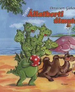 Leporelá, krabičky, puzzle knihy Tréfás állatkerti útmutató - Gábor Devecseri