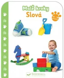 Leporelá, krabičky, puzzle knihy Malé kroky - Slová