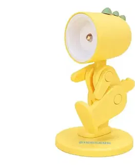 Lampy Bohemia-Design LED stolná lampa LED/0,06W/3xLR41 dinosaurus žltá DIN-Y