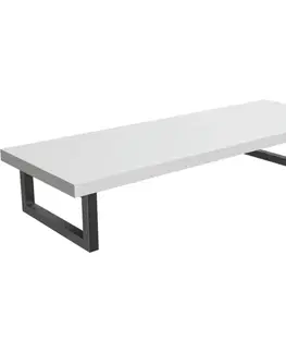 Kúpeľňový nábytok CERANO - Doska pod umývadlo Navira Pro + 2 konzoly pod dosku - biela matná - 80x46x3,6 CER-606021
