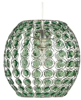Stropná svetla RICA ZWIS 28 1X40W E27 ZELENÁ + KÁBEL 85-10523