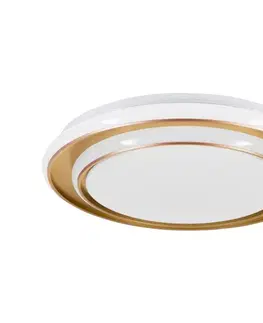 Svietidlá Eglo 902044 - LED stropné svietidlo MOSCHELLA LED/24W/230V pr. 40 cm zlaté 902044