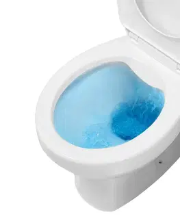 Doplnky do kúpeľne Mereo WC kombi, RIMLESS, spodný odpad s armatúrou, 12 ks VSD9812