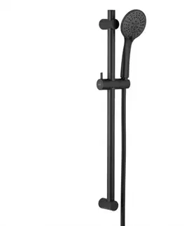 Sprchové súpravy a sety Sprchový set Moza Black 3F