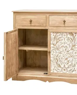 Príborníky Komoda Sita 90x90x45 indický masív mango