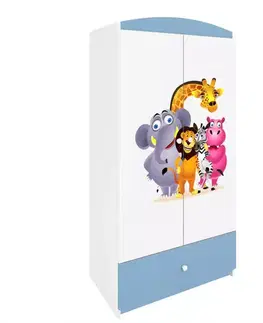 Skrine do izieb Skriňa Babydreams Modrá – Zoo