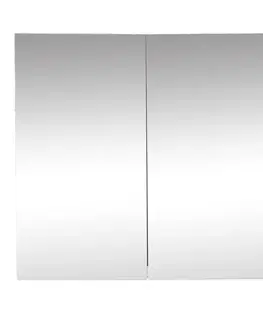 Kúpeľňový nábytok Zrkadlová skrinka SAT B-Way 80x75 cm lamino BWAY80CABW BWAY80CABW
