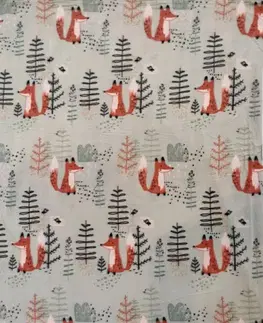 Deky Deka Fleece Vianočná Líšky 150x200cm TiaHome