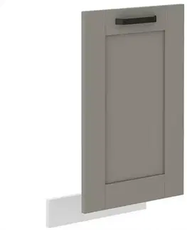 Dvierka a čelá zásuviek pre kuchynske skrinky Dvierka na umývačku Luna claygrey/biela 713x446