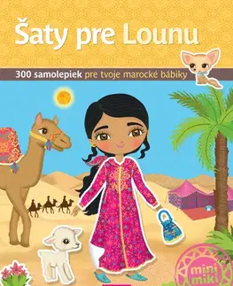 Nalepovačky, vystrihovačky, skladačky Šaty pre LOUNU – Kniha samolepiek - Julie Camel,Charlotte Segond-Rabilloud