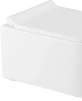 Záchody MEXEN/S - ELIS WC misa rimless + sedátko 39070100, biela 30910700