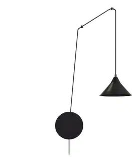 Svietidlá EMIBIG Luster na lanku ABRAMO 1xE27/15W/230V čierna 160/1