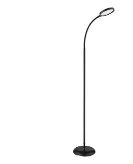 Lampy Globo 58503S - LED stmievateľná dotyková stojaca lampa KALDERON LED/8W/230V čierna 58503S