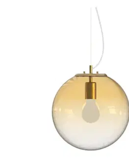 Svietidlá Ideal Lux - Luster na lanku MAPA 1xE27/42W/230V pr. 30 cm zlatá/dymová 346557