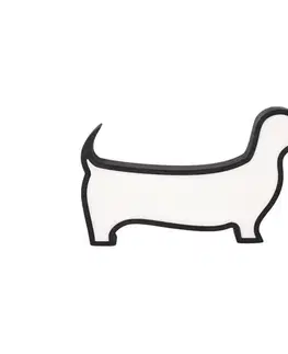 Lampy  LED Detská stolná lampa DOG LED/12W/230V čierna 41-10643