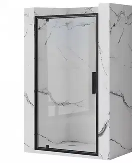 Sprchovacie dvere; priečky Sprchové dvere Rapid Swing 90x195 black Rea K6409