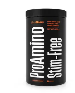 Komplexné aminokyseliny GymBeam ProAMINO stim-free pomaranč