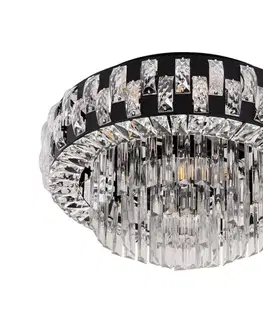 Svietidlá BRILAGI - Stropné svietidlo AURELIA 5xE14/40W/230V priemer 50 cm čierne BRSL61033B