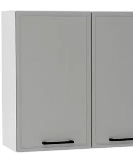 Kuchynské skrinky visiace Kuchynská skrinka Emily W80 Dast Grey
