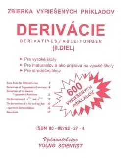 Matematika, logika Derivácie II.diel zväzok16 - RNDr. Marián Olejár