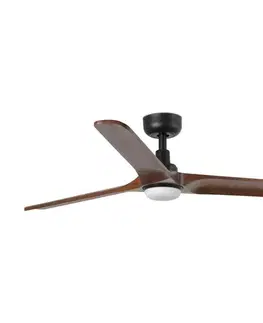 LED osvetlenie FARO Barcelona FARO 33809WT1S-LED Stmievateľný látor HEYWOOD L 10W/230V CCT pr.132cm drevo/čierna WT+DO 33809WT1S-D