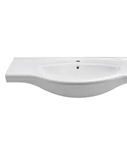 Umývadlá Nábytkové umývadlo Naturel Pro 102x50 cm otvor pre batériu uprostred HA5600 HA5600