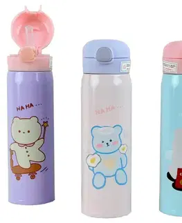 Termosky a termohrnčeky MAKRO - Termoska detská 460ml rôzne farby