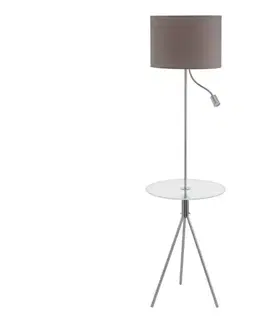 LED osvetlenie Eglo 97771 - Stojacia lampa POLICARA 1xE27/60W/230V+LED/3,5W 97771