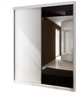 Šatníkové skrine Skriňa Top 33 150 Biely