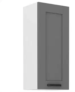 Kuchynské skrinky visiace Kuchynská skrinka Luna dustgrey/biela 40G-90 1F