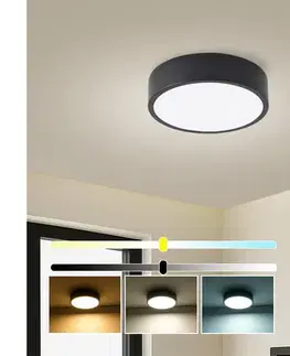 Svietidlá Brilagi - stmievateľné LED svietidlo POOL LED/18W/230V 3000-6000K 20 cm čierna + diaľkový ovládač BRI542